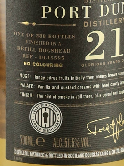 Old Particular Port Dundas 21 Year Old 2000