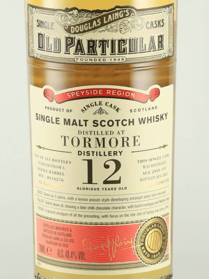 Old Particular Tomore 12 Year Old 2010