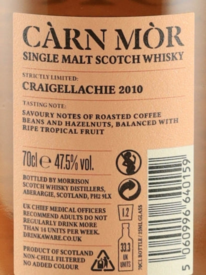Carn Mor Strictly Limited Craigellachie 12 Year Old 2010