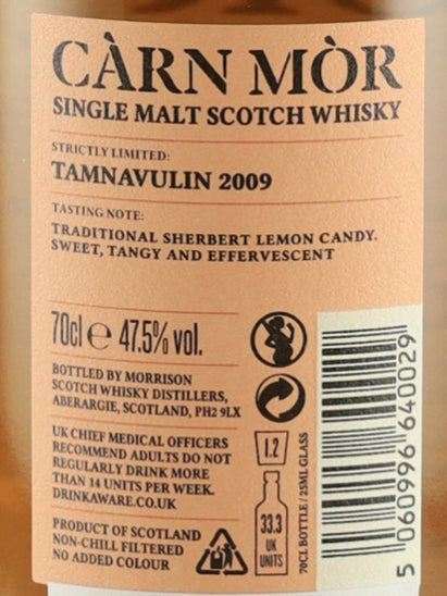 Carn Mor Strictly Limited Tamnavulin 13 Year Old 2009