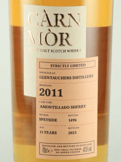 Carn Mor Strictly Limited Glentauchers 11 Year Old 2011