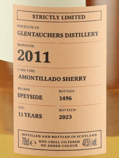 Carn Mor Strictly Limited Glentauchers 11 Year Old 2011