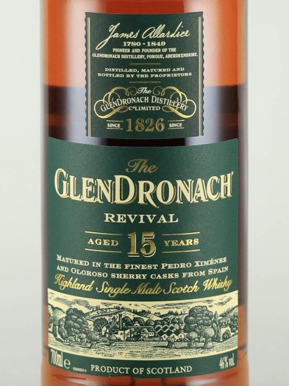 Glendronach 15 Years 2022-08 Release [Parallel Import]