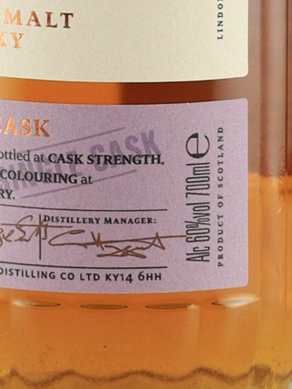 Lindores Single Malt 2019 Manzanilla Sherry Butt