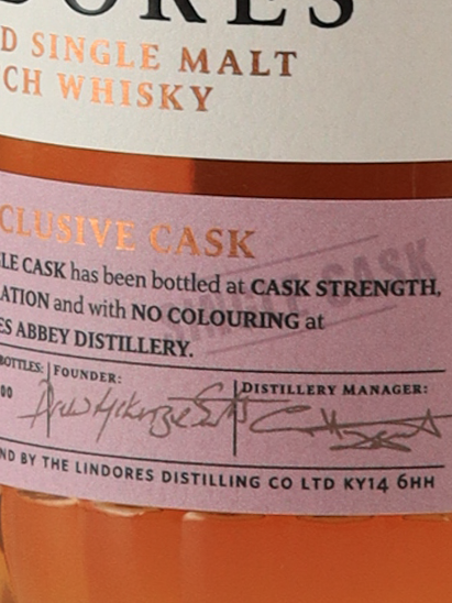 Lindores Single Malt Japan Exclusive STR Cask
