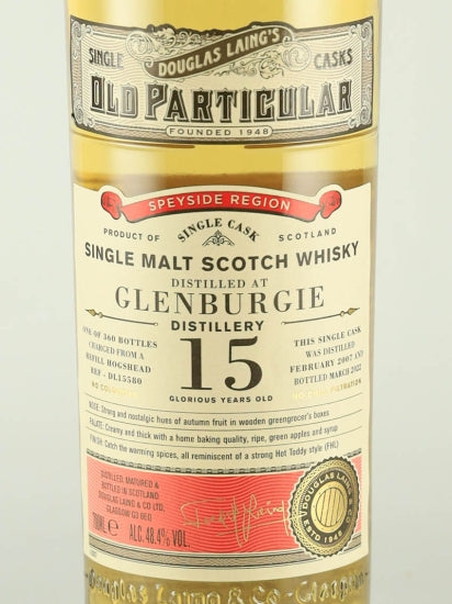 Old Particular Glenburgie 15 Year Old 2007