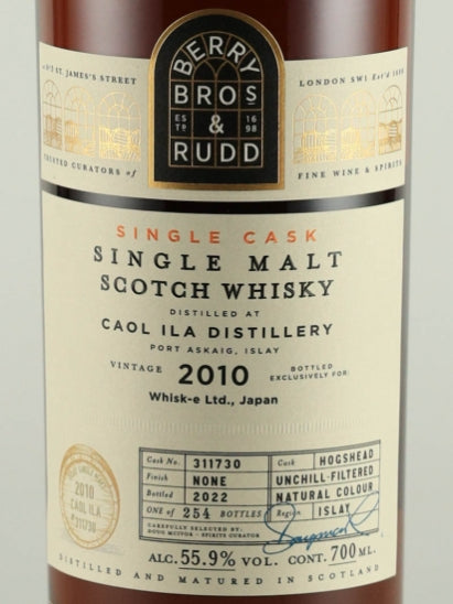 BB&R Caol Ila 11 Year Old 2010