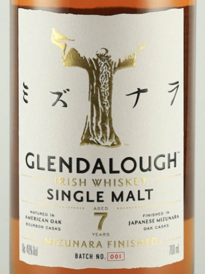 Glendalough Single Malt 7 Year Old Mizunara Cask Finish