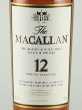 Load image into Gallery viewer, Macallan 12 Year Old Old Label 2013-10 Release