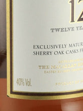 Load image into Gallery viewer, Macallan 12 Year Old Old Label 2013-10 Release