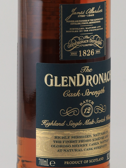 Glendronach Cask Strength Batch 12