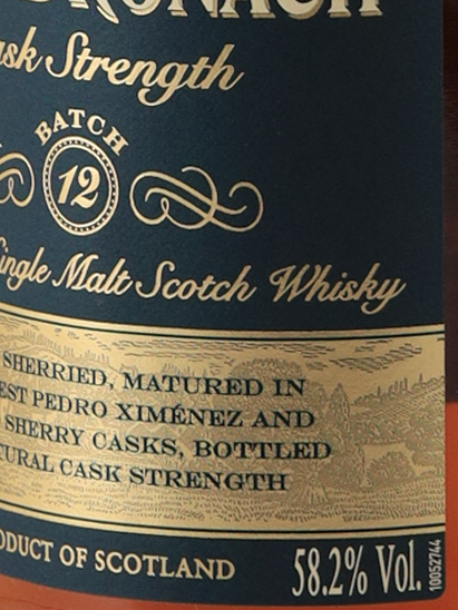 Glendronach Cask Strength Batch 12