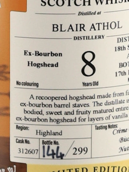 Lady of the Glen Blair Athol 8 Year Old 2014