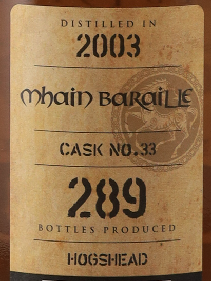 Kingsbury Gold Main Baraille 19 Year Old 2003