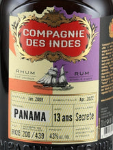 Load image into Gallery viewer, Compagnie des Indes Panama 13 Year Old 2009