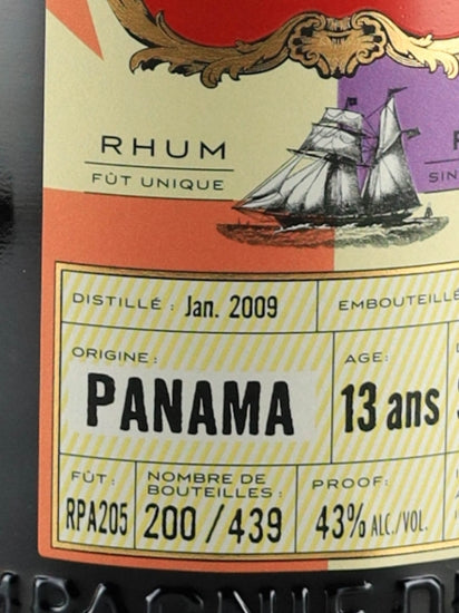 Compagnie des Indes Panama 13 Year Old 2009