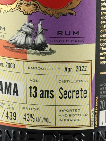 Compagnie des Indes Panama 13 Year Old 2009