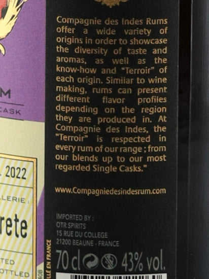 Compagnie des Indes Panama 13 Year Old 2009