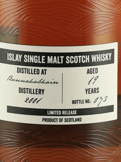 Character of Islay Bunnahabhain 19 Year Old 2001