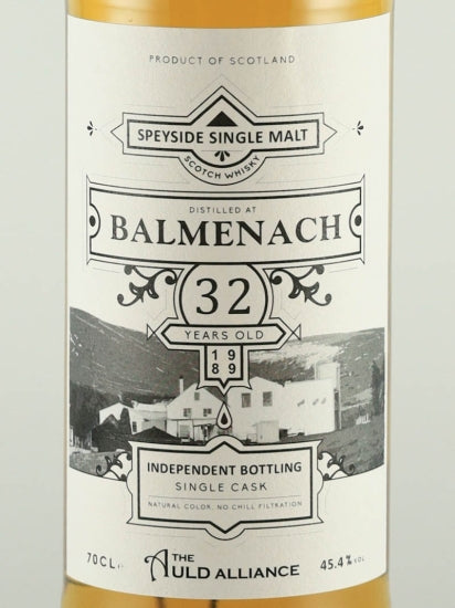 Old Alliance Balmenach 32 Year Old 1989