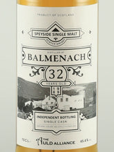 Load image into Gallery viewer, Old Alliance Balmenach 32 Year Old 1989