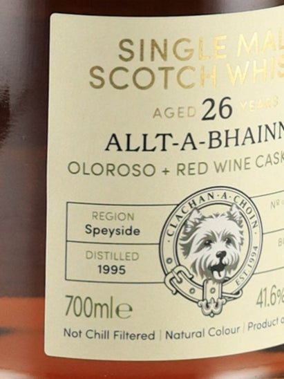 Murray McDavid Allt-A-Bhainne 26 Year Old 1995