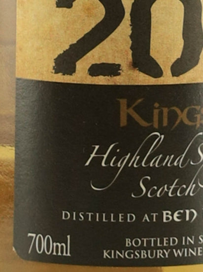 Kingsbury Gold Ben Nevis 12 Year Old 2009