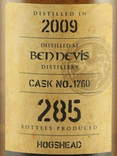 Load image into Gallery viewer, Kingsbury Gold Ben Nevis 12 Year Old 2009