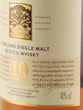 Load image into Gallery viewer, Aberlour 10 Year Old Old Label