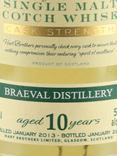 Load image into Gallery viewer, Hart Brothers Finest Collection Braeval 10 Year Old 2013