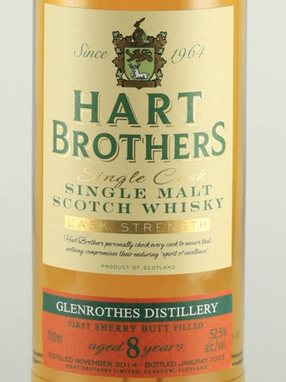 Hart Brothers Finest Collection Glenlossie 8 Year Old 2014