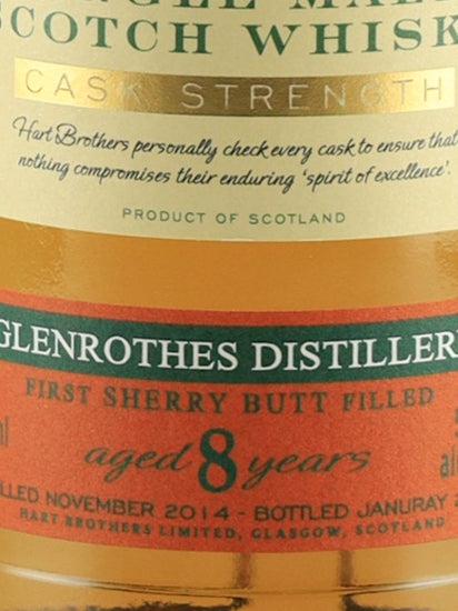 Hart Brothers Finest Collection Glenlossie 8 Year Old 2014