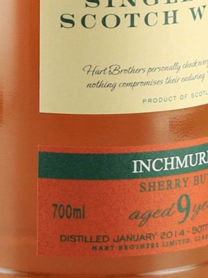 Hart Brothers Finest Collection Inchmurrin 9 Year Old 2014