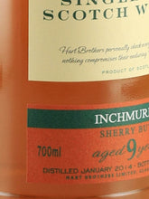 Load image into Gallery viewer, Hart Brothers Finest Collection Inchmurrin 9 Year Old 2014