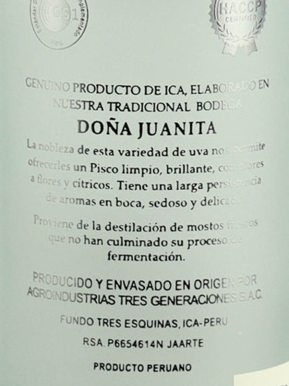 Pisco Most Verde Tronter
