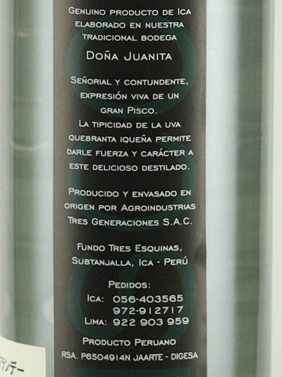Pisco Quebranta