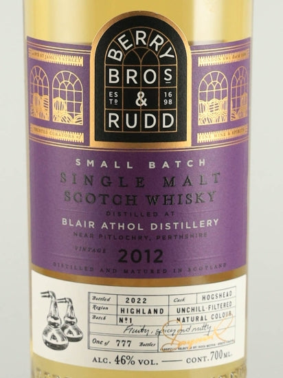 BB&R Blair Athol 10 Year Old 2012