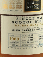 Load image into Gallery viewer, BB&amp;R Exceptional Cask Glen Garioch 34 Year Old 1988