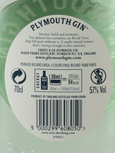 Load image into Gallery viewer, Plymouth Navy Strength Gin
