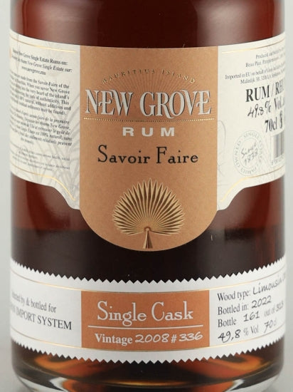 New Grove Single Cask 2008 for JIS