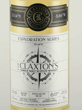 Load image into Gallery viewer, Claxton's Exploration Islay Single Malt 6 Year Old 2017