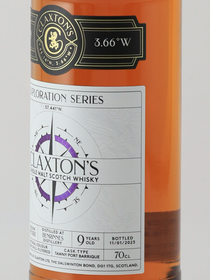 Claxton's Exploration Benrinnes 9 Year Old 2013 Tawny Port Barrique 50%