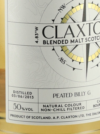 Claxton's Exploration Peated Billy G 9 Year Old