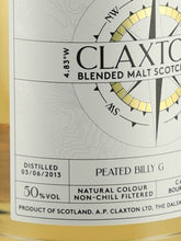 Load image into Gallery viewer, Claxton's Exploration Peated Billy G 9 Year Old
