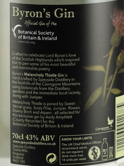 Byrons Gin Melancholy Thistle