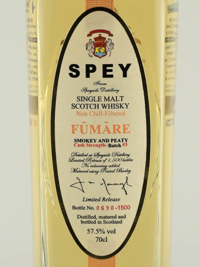Spey Fumare Cask Strength Batch 3