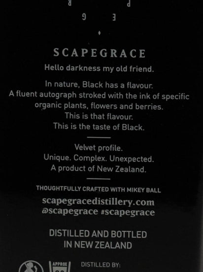 Scapegrace Black