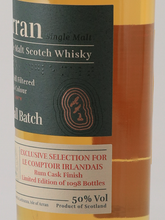 Load image into Gallery viewer, Arran Small Batch 9 Year Old Rum Cask Finish
