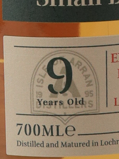 Arran Small Batch 9 Year Old Rum Cask Finish