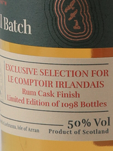 Load image into Gallery viewer, Arran Small Batch 9 Year Old Rum Cask Finish